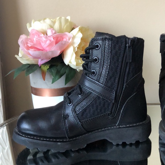 Harley-Davidson® Women's Hamlyn 6-Inch Black Motorcycle Riding Boots - Picture 6 of 10